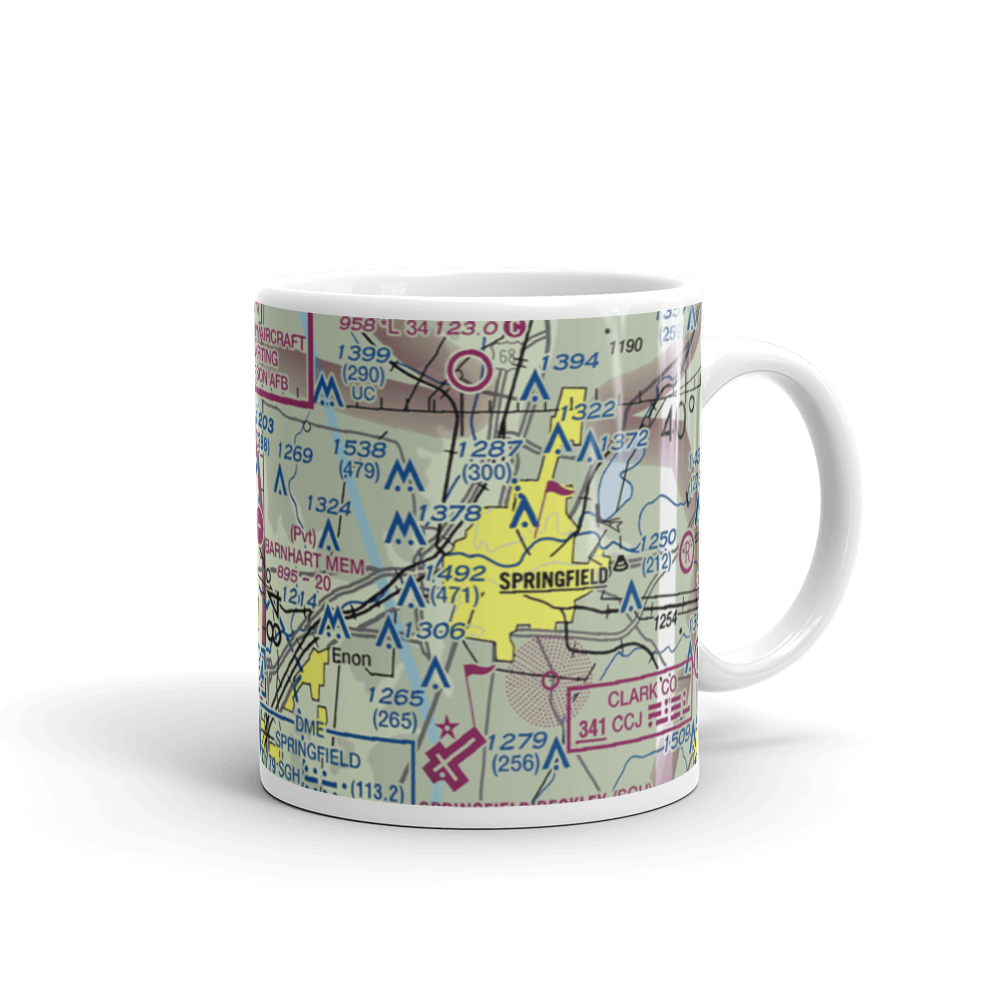 Andy Barnhart Memorial Airport (3OH0) VFR Sectional  Mug 