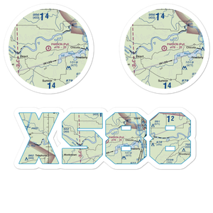 Parson Field (XS88) VFR Sectional Sticker Pack