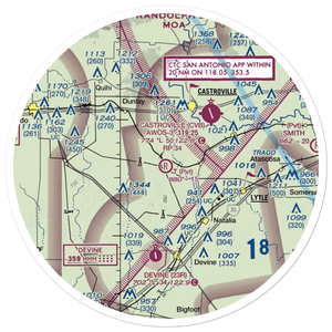 T-Ranch Airport (XS86) VFR Sectional Sticker (30 mile)
