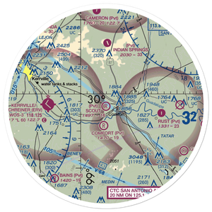 Scout Airport (XS80) VFR Sectional Sticker (30 mile)