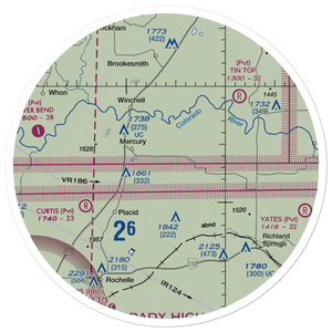 Santiago Cattle Company Airport (XS78) VFR Sectional Sticker (30 mile)