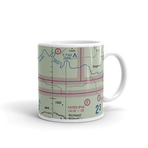 Santiago Cattle Company Airport (XS78) VFR Sectional  Mug