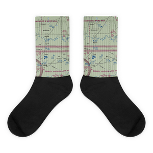 Santiago Cattle Company Airport (XS78) VFR Sectional Socks