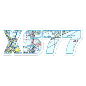 Seafood Warehouse Park Airport (XS77) VFR Sectional Sticker
