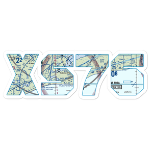 Texas Menhaden Strip (XS76) VFR Sectional Sticker