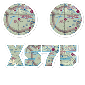 West Ranch Airport (XS75) VFR Sectional Sticker Pack