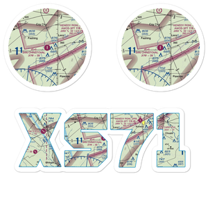 San Christoval Ranch Airport (XS71) VFR Sectional Sticker Pack