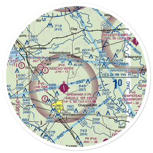 Sky Lane Ranch Airport (XS68) VFR Sectional Sticker (30 mile)