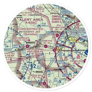 Rabb Dusting Inc Airport (XS66) VFR Sectional Sticker (30 mile)