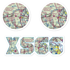 Rabb Dusting Inc Airport (XS66) VFR Sectional Sticker Pack