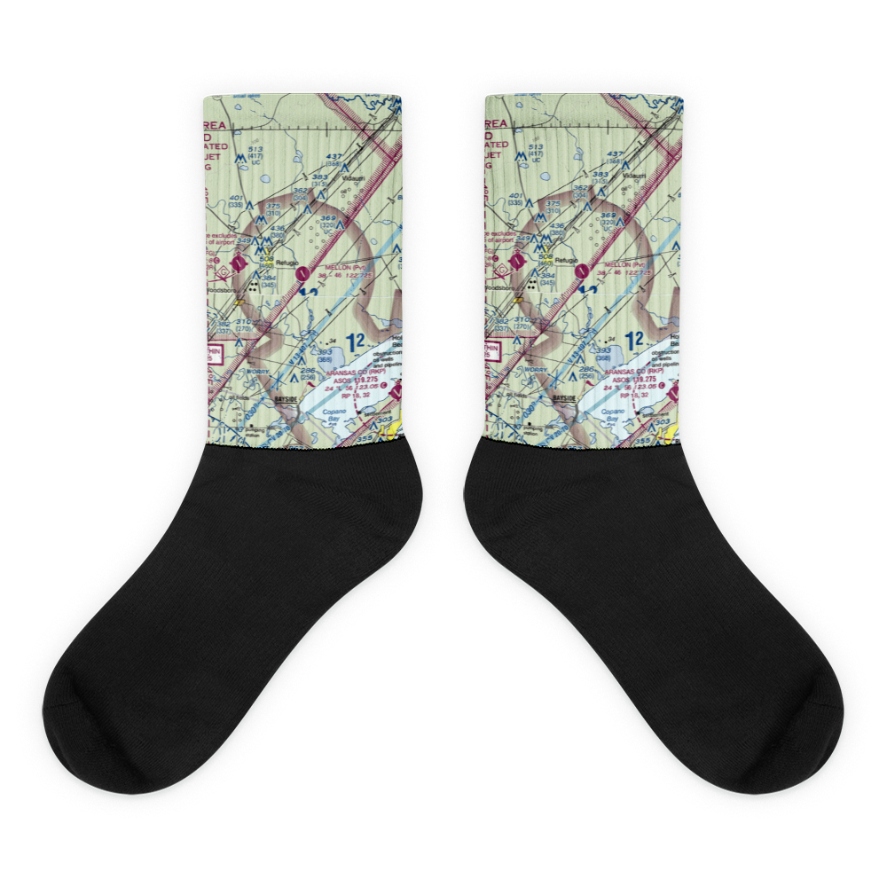 Mellon Ranch Airport (XS59) VFR Sectional Socks 