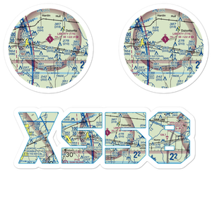 Tri-County Air Service Airport (XS58) VFR Sectional Sticker Pack