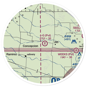 4-G Ranch Airport (XS50) VFR Sectional Sticker (20 mile)