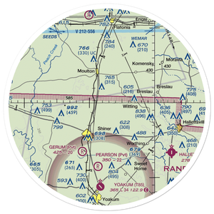 Dean Ranch Airport (XS49) VFR Sectional Sticker (30 mile)
