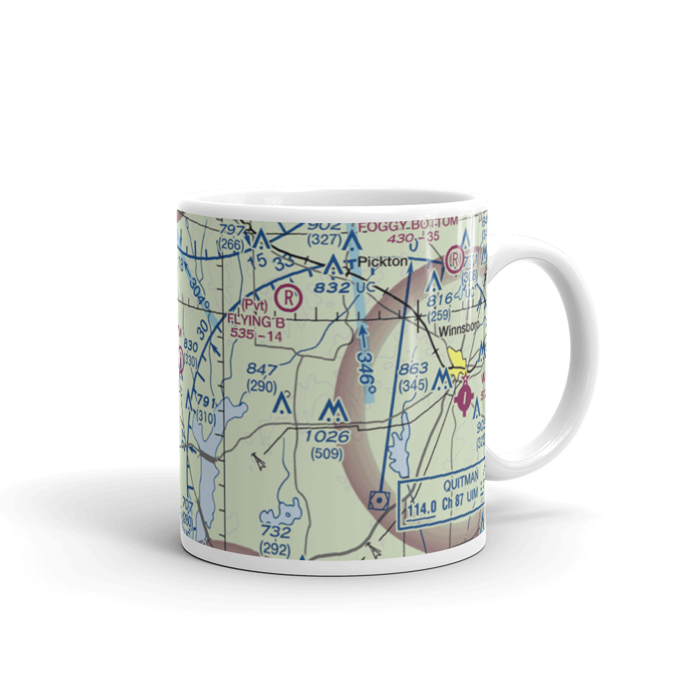 Marlin'S Meadow Airport (XS48) VFR Sectional  Mug 