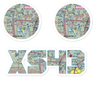 Medina River Ranch Airport (XS43) VFR Sectional Sticker Pack