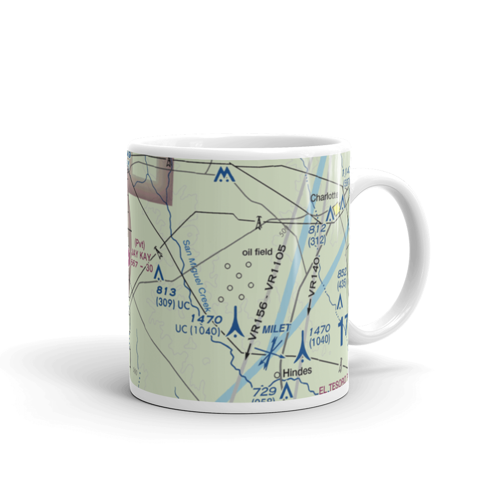 Jay Kay Ranch Airport (XS40) VFR Sectional  Mug 