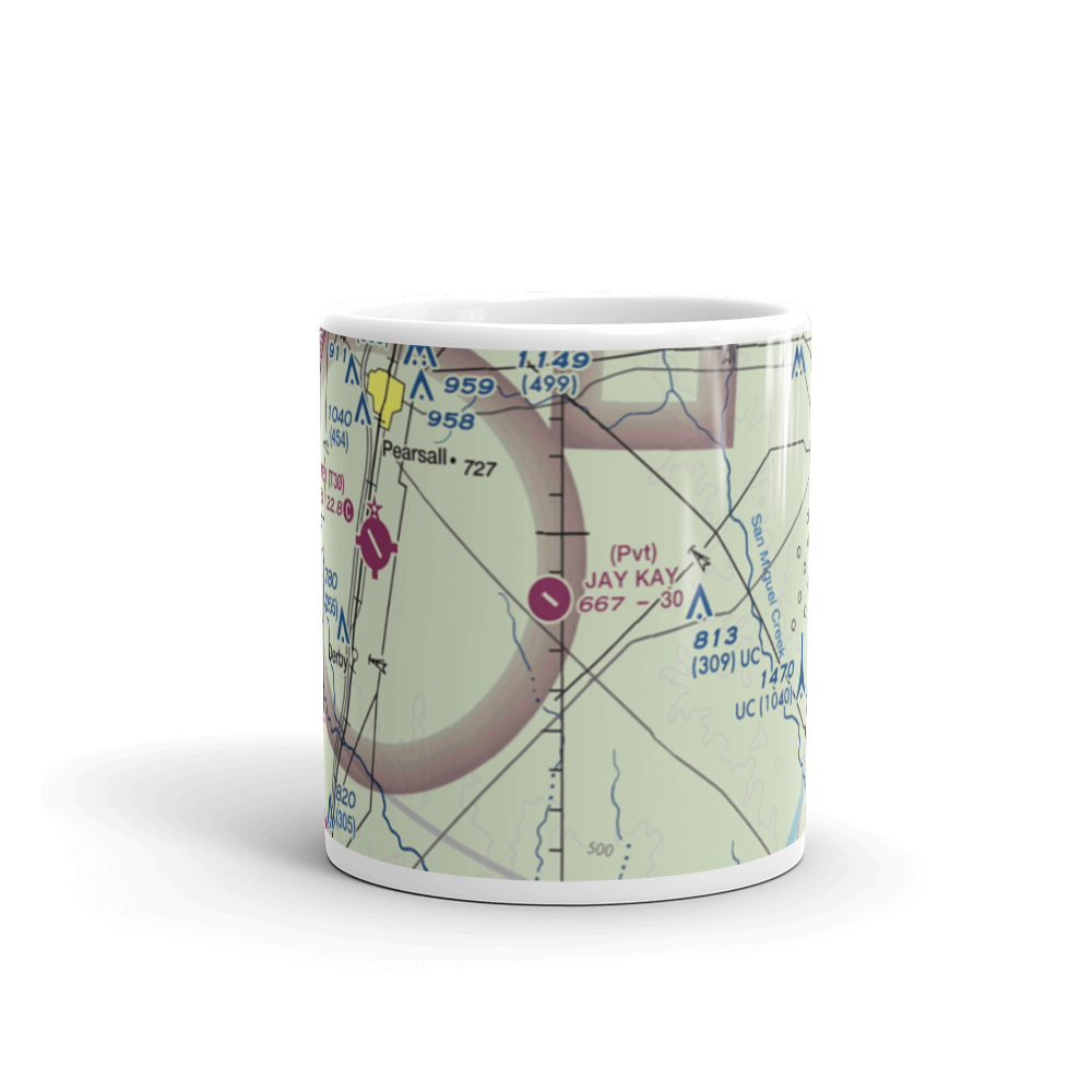 Jay Kay Ranch Airport (XS40) VFR Sectional  Mug 