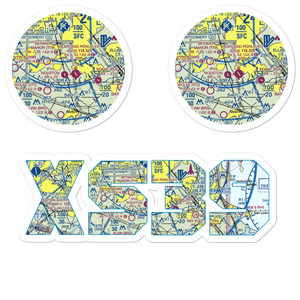 A&A Flying Service Airport (XS39) VFR Sectional Sticker Pack