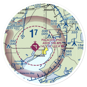 Trull Airport (XS35) VFR Sectional Sticker (20 mile)