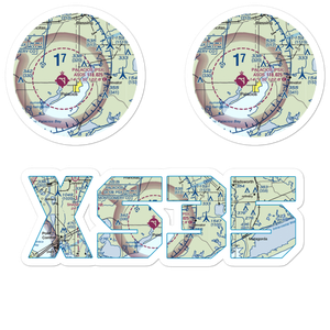 Trull Airport (XS35) VFR Sectional Sticker Pack