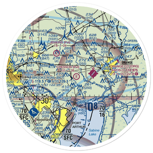 Chesson Airport (XS33) VFR Sectional Sticker (30 mile)