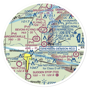 Graham Field (XS31) VFR Sectional Sticker (20 mile)