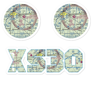 Burress Airport (XS30) VFR Sectional Sticker Pack