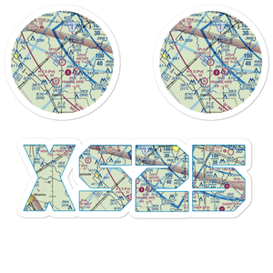 Flying C Ranch Airport (XS25) VFR Sectional Sticker Pack