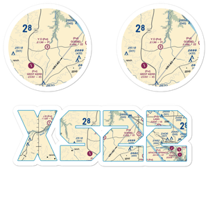 Y O Ranch Airport (XS22) VFR Sectional Sticker Pack