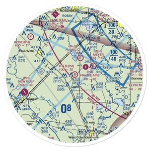 H & S Airfield (XS21) VFR Sectional Sticker (30 mile)