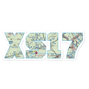 Hensley Ranch Airport (XS17) VFR Sectional Sticker