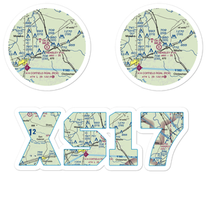 Hensley Ranch Airport (XS17) VFR Sectional Sticker Pack