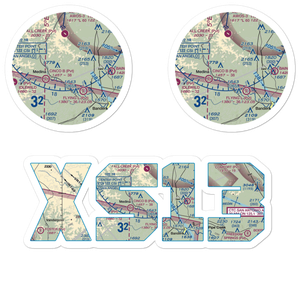 T-4 Ranch Airport (XS13) VFR Sectional Sticker Pack