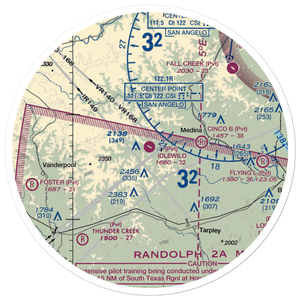 Idlewild Airport (XS11) VFR Sectional Sticker (30 mile)