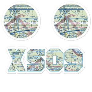 Estates Airpark (XS09) VFR Sectional Sticker Pack