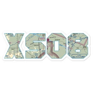 Polk Ranch Airport (XS08) VFR Sectional Sticker