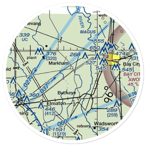 W D Cornilius Ranch Airport (XS07) VFR Sectional Sticker (20 mile)