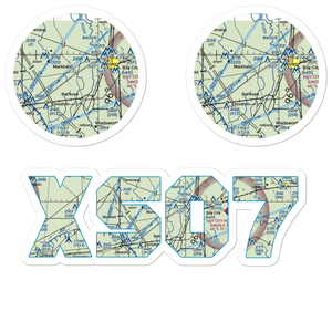 W D Cornilius Ranch Airport (XS07) VFR Sectional Sticker Pack