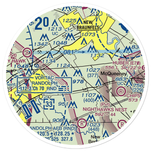 H M Ranch Airport (XS05) VFR Sectional Sticker (20 mile)