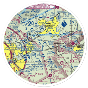 H M Ranch Airport (XS05) VFR Sectional Sticker (30 mile)
