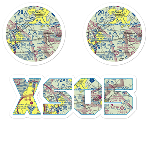 H M Ranch Airport (XS05) VFR Sectional Sticker Pack