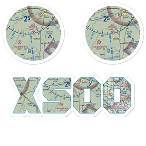 Flying D Airport (XS00) VFR Sectional Sticker Pack