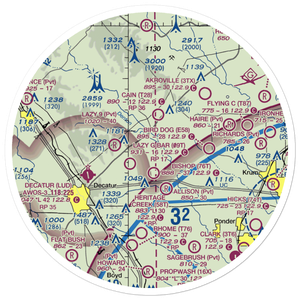 Jbj Ranch Airport (XA98) VFR Sectional Sticker (30 mile)