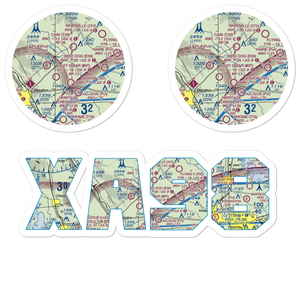 Jbj Ranch Airport (XA98) VFR Sectional Sticker Pack