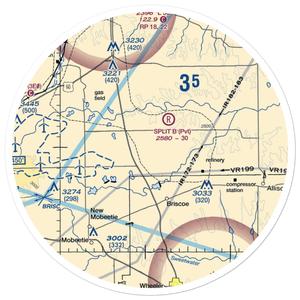 En Gedi Ranch Airport (XA96) VFR Sectional Sticker (30 mile)