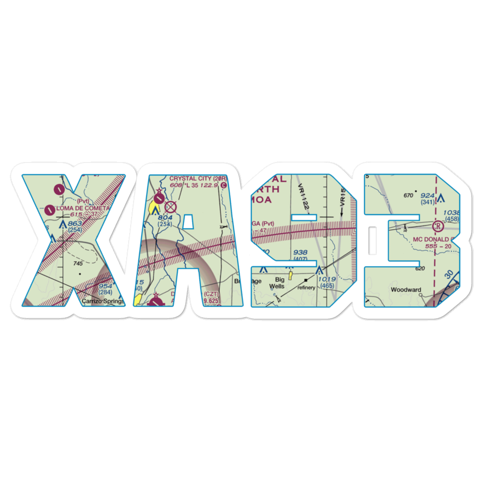 Tortuga Ranch Airport (XA93) VFR Sectional Sticker 