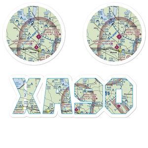 Fly 1 On Airport (XA90) VFR Sectional Sticker Pack