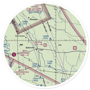 Dm Ranch Airport (XA88) VFR Sectional Sticker (30 mile)