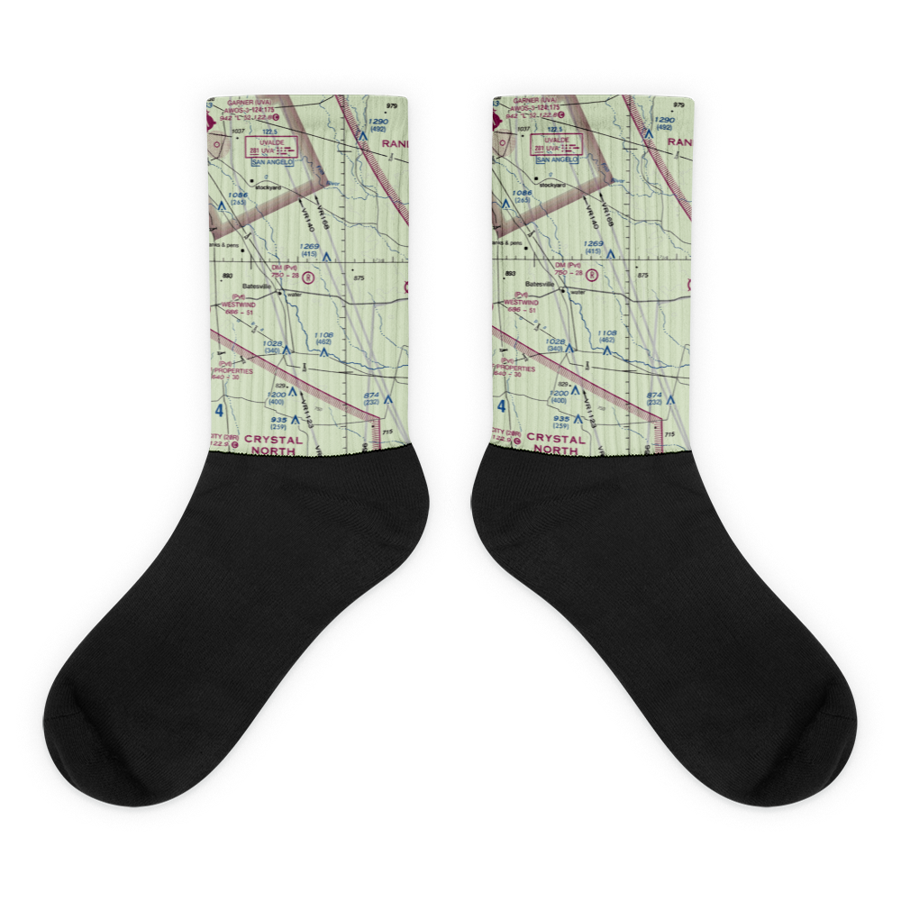 Dm Ranch Airport (XA88) VFR Sectional Socks 